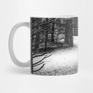 Photo of Mysterious Forest Trail Covered with Snow V1 Mug